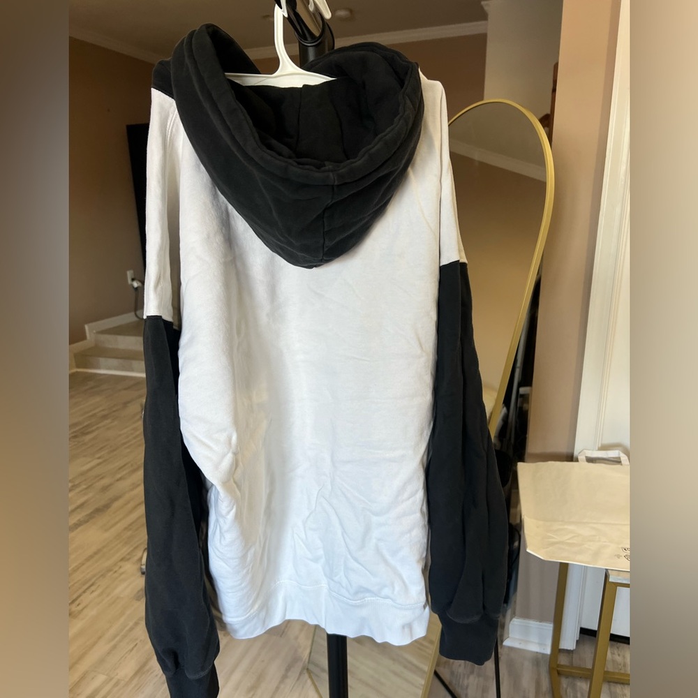 John Galt Black and White New York Hoodie - Picture 3 of 4
